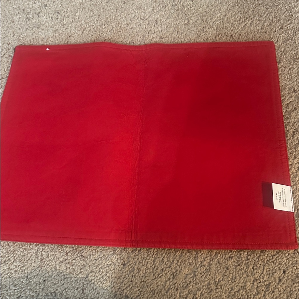 Festive Holiday Placemat assortment of 5- Red, Green, Burgundy, and Cream - Picture 11 of 12